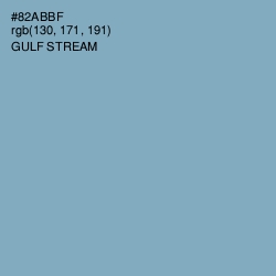 #82ABBF - Gulf Stream Color Image